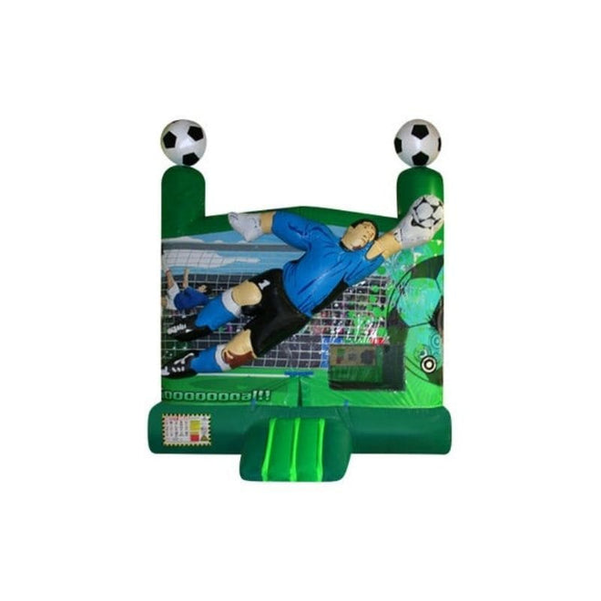 Bounce House Soccer Green Theme